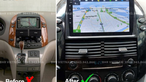 Màn hình DVD Android xe Toyota Sienna 2003 - 2010 | Vitech 